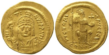 Justin II (565-578), Solidus; AV (4,47 g; 20,7 mm)