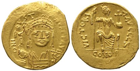 Justin II (565-578), Solidus; AV (4,42 g; 19 mm)