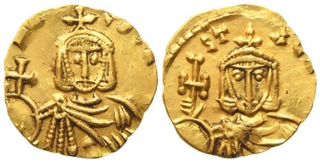 Nicephorus I (802-811), with Stauracius, Semissis; AV (1,86 g; 14,2 mm)