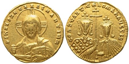 Constantine VII and Romanus II (913-959), Solidus; AV (4,40 g; 19,5 mm)