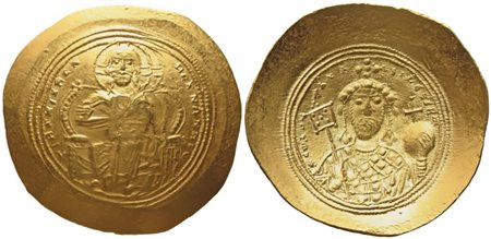 Constantine IX Monomachus (1042-1055), Histamenon Nomisma; AV (4,42 g; 27,8 mm)