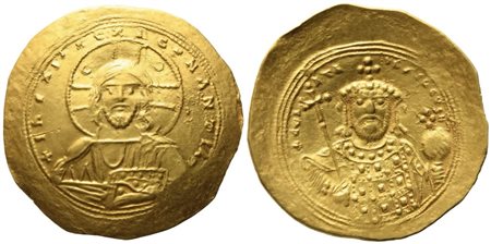 Constantine IX Monomachus (1042-1055), Histamenon Nomisma; AV (4,41 g; 26,3 mm)