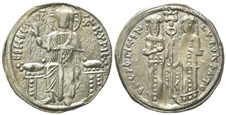 Andronikos II  & Michael IX Palaiologoi (1295-1320), Basilikon; AR (2,15 g; 20,7 mm)