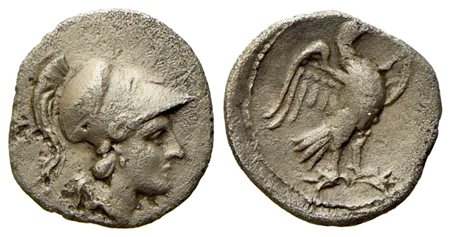 Greek Latium, Alba Fucens (c. 280-275 BC), Obol; AR (0,63 g; 10,6 mm)