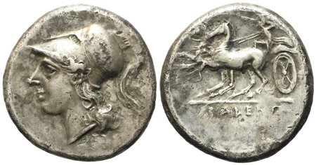 Campania, Cales (c. 265-240 BC), Nomos; AR (6,50 g; 22,6 mm)