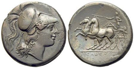 Campania, Cales (c. 268-260 BC), Nomos; AR (6,51 g; 22 mm)