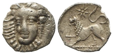 Campania, Phistelia (380-350 BC), Obol; AR (0,54 g; 9,8 mm)