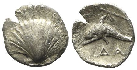 Calabria, Tarentum (c. 325-280 BC), Litra; AR (0,62 g; 9,7 mm)