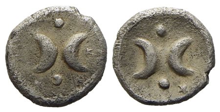 Calabria, Tarentum (c. 325-280 BC), Hemiobol; AR (0,28 g; 7 mm)