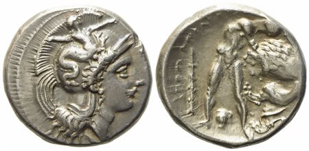 Lucania, Herakleia (c. 390-340 BC), Stater; AR (7,90 g; 21 mm)