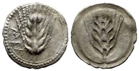 Lucania, Metapontion (540-510 BC), Obol; AR (0,41 g; 10,4 mm)