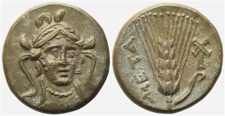 Lucania, Metapontion (c. 300-250 BC), Æ (3,40 g; 16,3 mm)