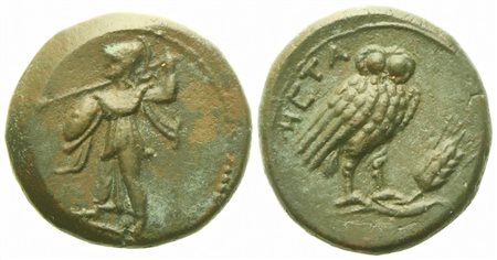 Lucania, Metapontion (c. 250-207 BC), Æ (3,96 g; 15,4 mm)