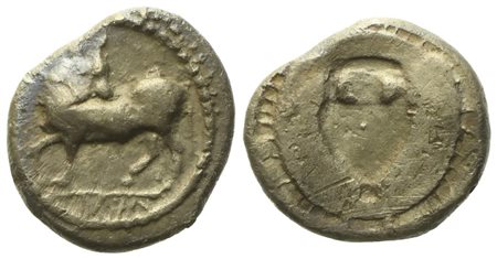 Lucania, Sybaris (c. 510-475 BC), Triobol; AR (1,23 g; 11,6 mm)