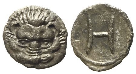 Bruttium, Rhegion (c. 415/410-387 BC), Hemilitron; AR (0,30 g; 7,2 mm)