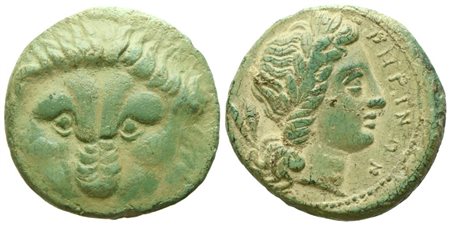 Bruttium, Rhegion (c. 415/410-387 BC), Æ (2,73 g; 15 mm)