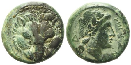 Bruttium, Rhegion (c. 351-280 BC), Æ (8,92 g; 20,2 mm)