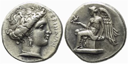 Bruttium, Terina (c. 400-356 BC), Stater; AR (7,20 g; 19,8 mm)