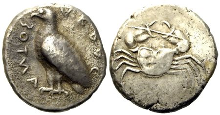 Sicily, Akragas, (c. 495-480/78 BC), Didrachm, AR (g 8,81; mm 21,7) 