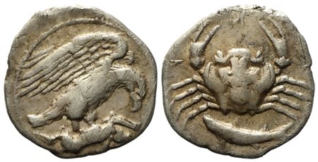 Sicily, Akragas (425-406 BC), Hemidrachm; AR (1,98 g; 15,4 mm)