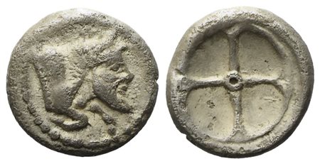 Sicily, Gela (c. 480-470 BC), Litra; AR (0,57 g; 8,5 mm)