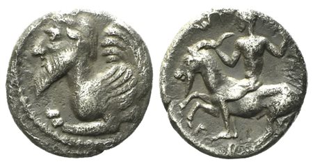 Sicily, Himera (c. 472-420 BC), Litra; AR (0,82 g; 10 mm)