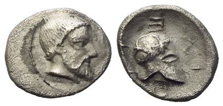 Sicily, Himera (c. 472-420 BC), Litra; AR (0,71 g; 10,3 mm)