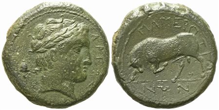 Sicily, Messana, Mamertinoi (288-278 c.ca BC), Quadruple Unit; Æ (18,20 g; 27,8 mm)