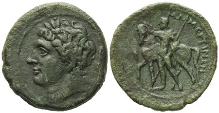 Sicily, Messana, Mamertinoi (c. 220-200 BC), Pentonkion; Æ (11,34 g; 26,6 mm)