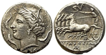 Sicily, Syracuse, Agathokles (317-289 BC), Tetradrachm, AR (g 16,70; mm 24,5)