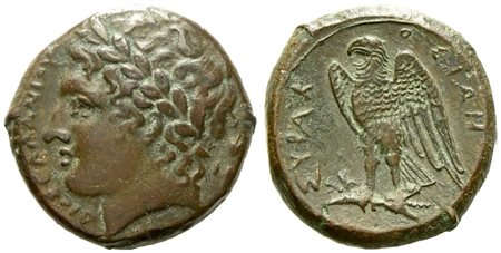 Sicily, Syracuse, Time of Hiketas II (287-278 BC); Æ (9,9; 22,5 mm)