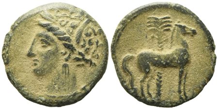 Carthage (c. 400-350 BC), Æ (2,52 g; 16,8 mm)