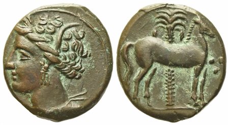 Carthage (c. 400-350 BC), Æ (2,47 g; 15,5 mm)