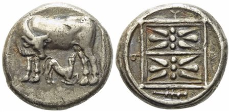 Illyria, Dyrrachium (c.ca 450-350 BC), Stater; AR (10,78 g; 20 mm)