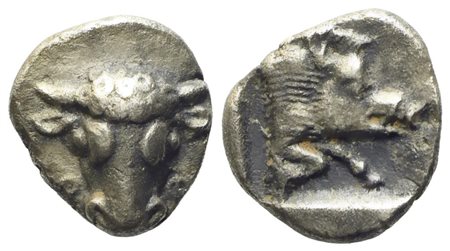 Phokis, Federal Coinage (c. 449-447 BC), Obol; AR (0,85 g; 9,3 mm)