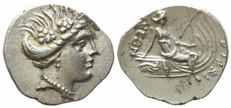 Euboia, Histiaia (c.ca 196-146 BC), Tetrobol; AR (1,60 g; 14,8 mm)