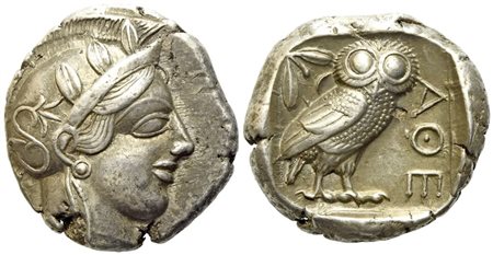 Attica, Athens (c.ca 454-404 BC), Tetradrachm; AR (17,20 g; 25,5 mm)