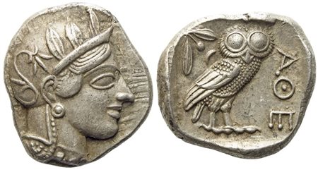 Attica, Athens (c.ca 454-404 BC), Tetradrachm; AR (17,21 g; 26 mm)