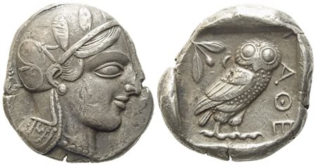 Attica, Athens (c.ca 454-404 BC), Tetradrachm; AR (17 g; 25,3 mm)