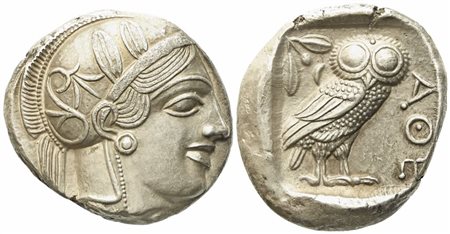 Attica, Athens (c. 454-404 BC), Tetradrachm; AR (17,83 g; 25 mm)