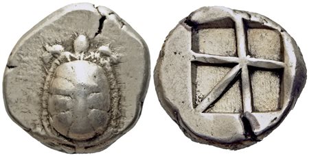 Islands off Attica, Aegina (445-430 BC), Stater, AR (g 12,17; mm 20,5)