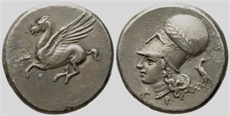 Corinthia, Corinth, (c.ca 375-300 BC), Stater, AR (g 8,39; mm 21)