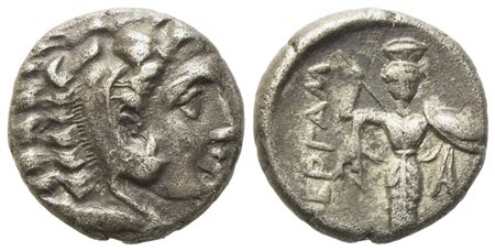 Mysia, Pergamon (c. 310-282 BC), Diobol; AR (1,29 g; 10,7 mm)