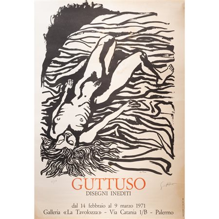 RENATO GUTTUSO, Manifesto litografico