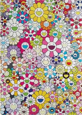 MURAKAMI TAKASHI Tokyo 1962 "An Homage To Yves Klein, Multicolor B"