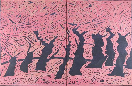 Aldo Mondino, Wood Cut 1982