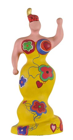 Niki De Saint Phalle, Nana Mode Rose - Nana Golden Turban 1986