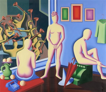 Mark Kostabi, Ladies in waiting 1992