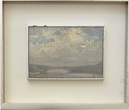 Carlo Casanova Crema (CR) 1871 - 1950 Quarna Sotto (VB), Chiarità (lago d'Orta)