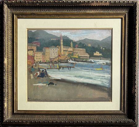 Felice Vellan Torino 1889 - 1976, Veduta di Recco